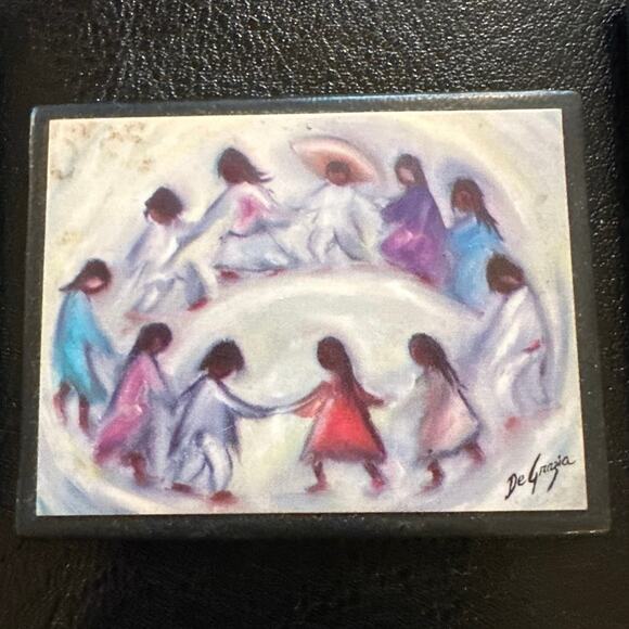 Lot of 5 Ted DeGrazia Refrigerator Magnets Southwest Children Vintage - Picture 5 of 11
